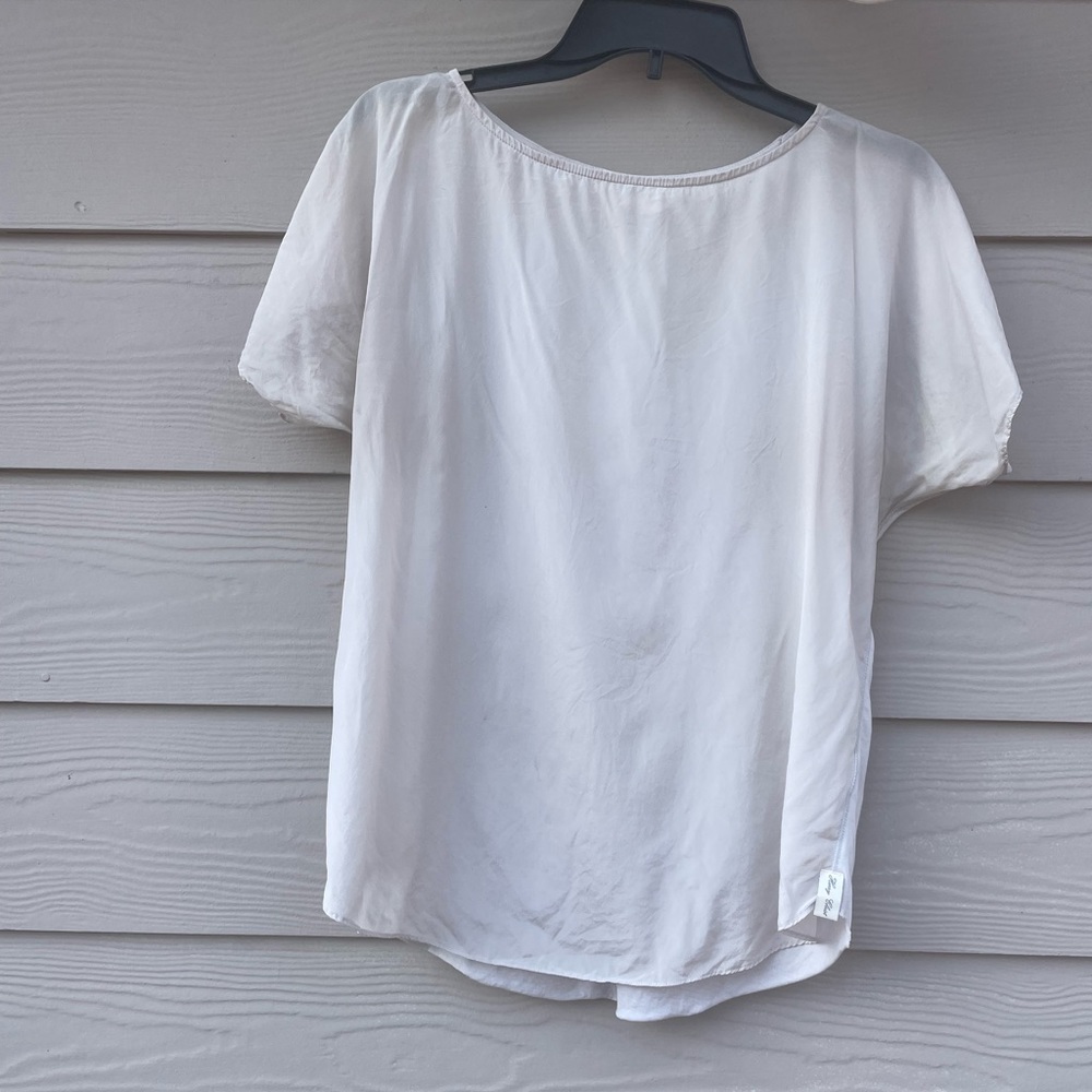 Henry Christ Silk blend Short sleeve blouse